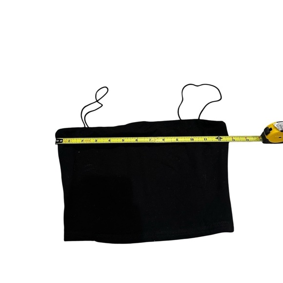 NWOT Cider Classic Crop Top Black Small - Picture 5 of 8